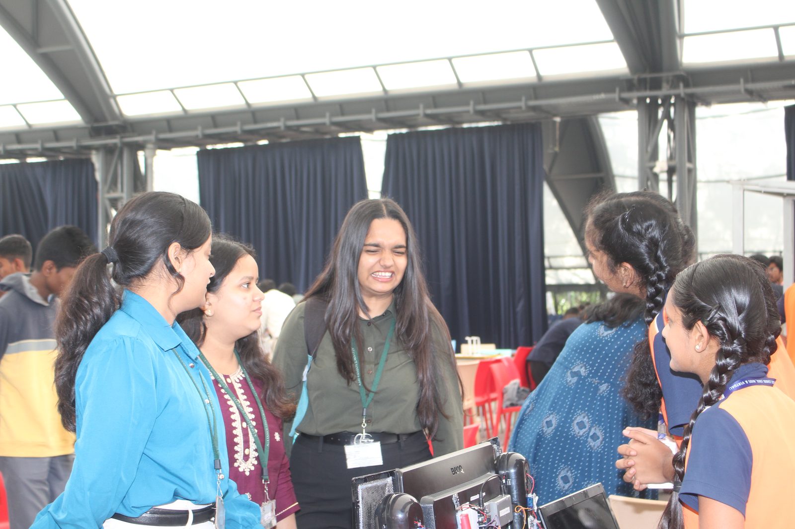 MMS students in conversation with Alliance University students