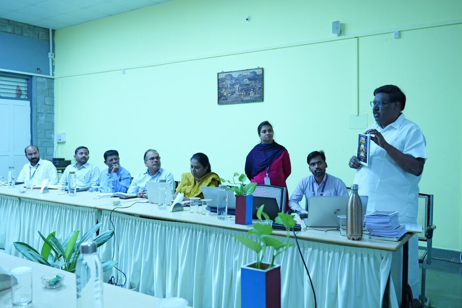 MMS leadership addressing representatives from schools across the CBSE Hub network