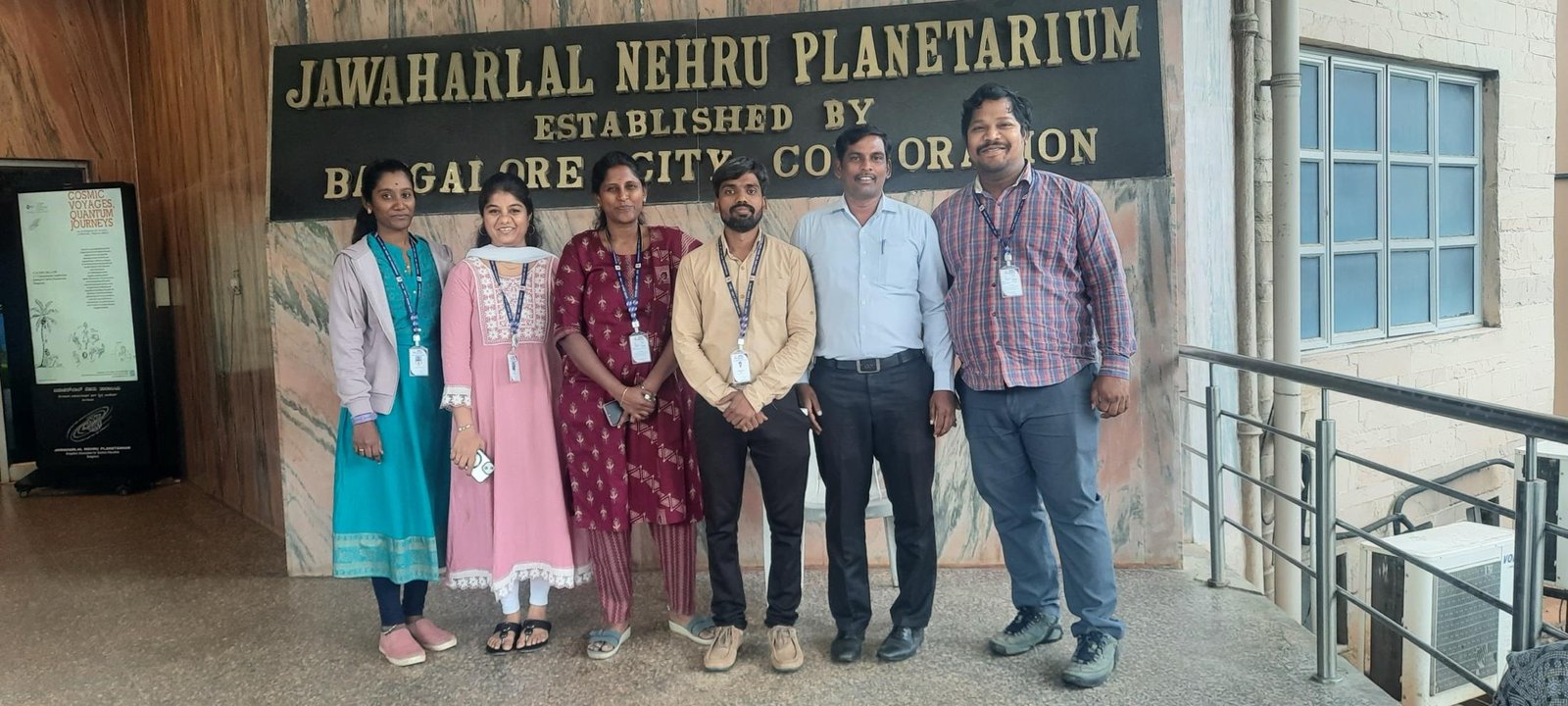 MMS team at Jawaharlal Nehru Planetarium Bangalore